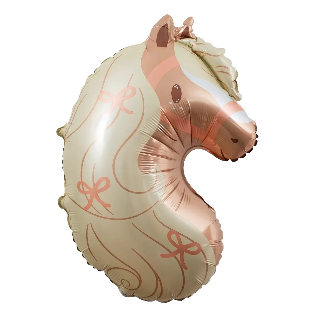 Grabo Boho Pony Head 23" Supershape Foil Balloon (1)