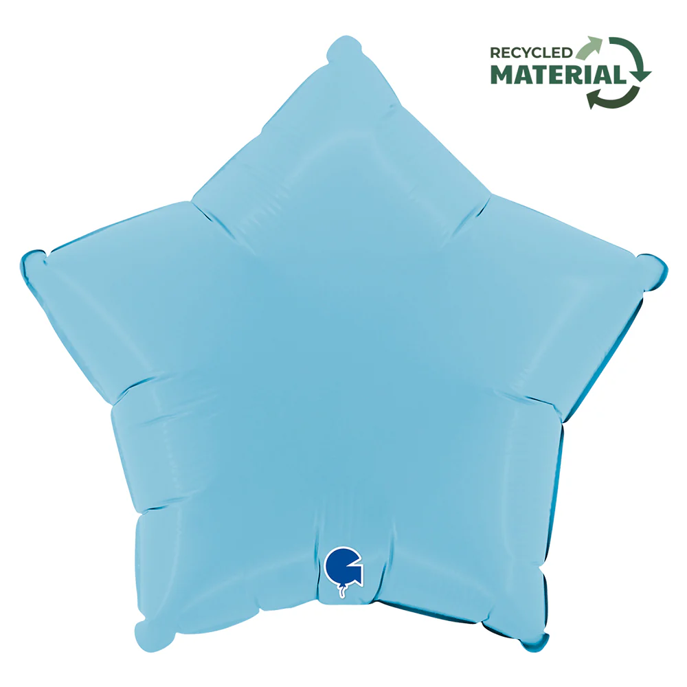 Grabo Matte Blue 18" Star (1) Unpackaged