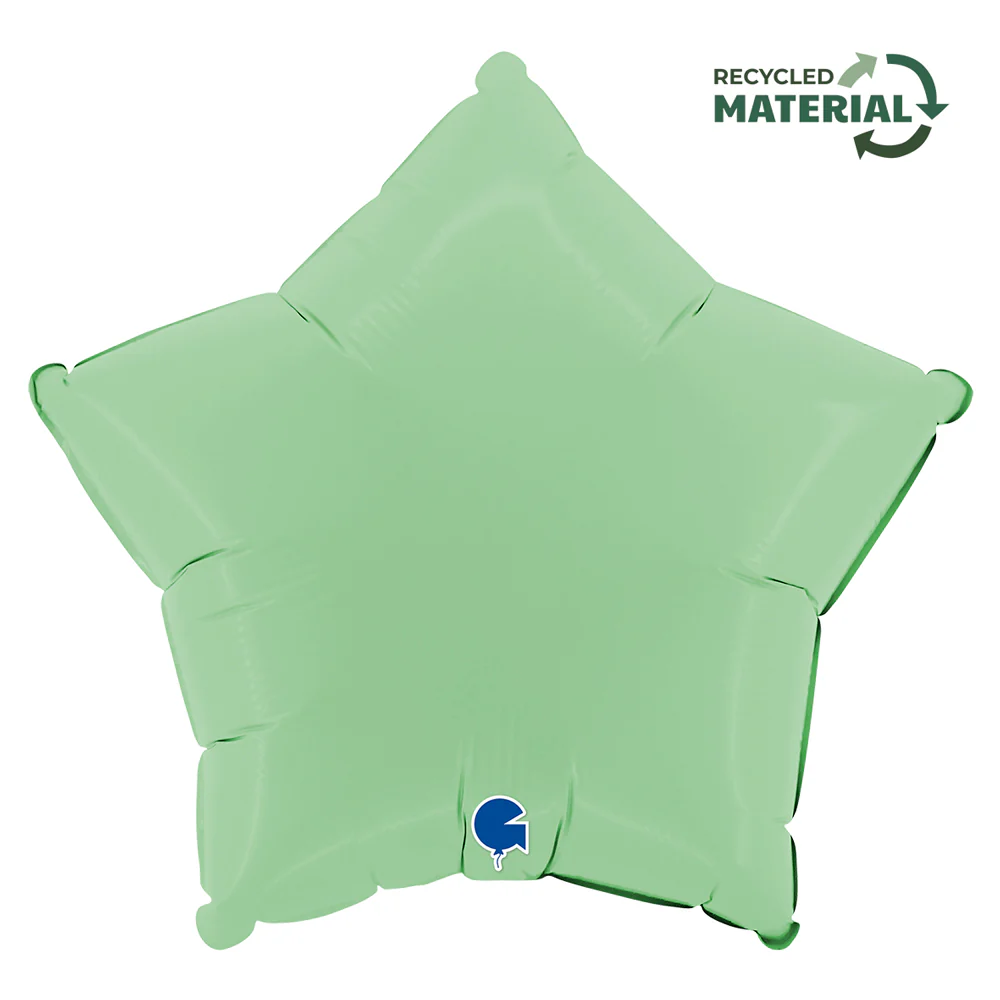 Grabo Matte Green 18" Star (1) Unpackaged