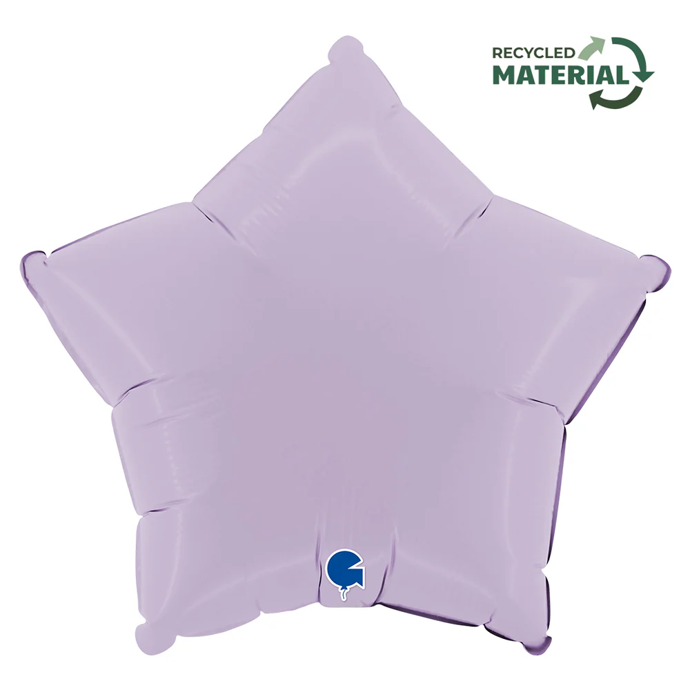 Grabo Matte Lilac 18" Star (1) Unpackaged