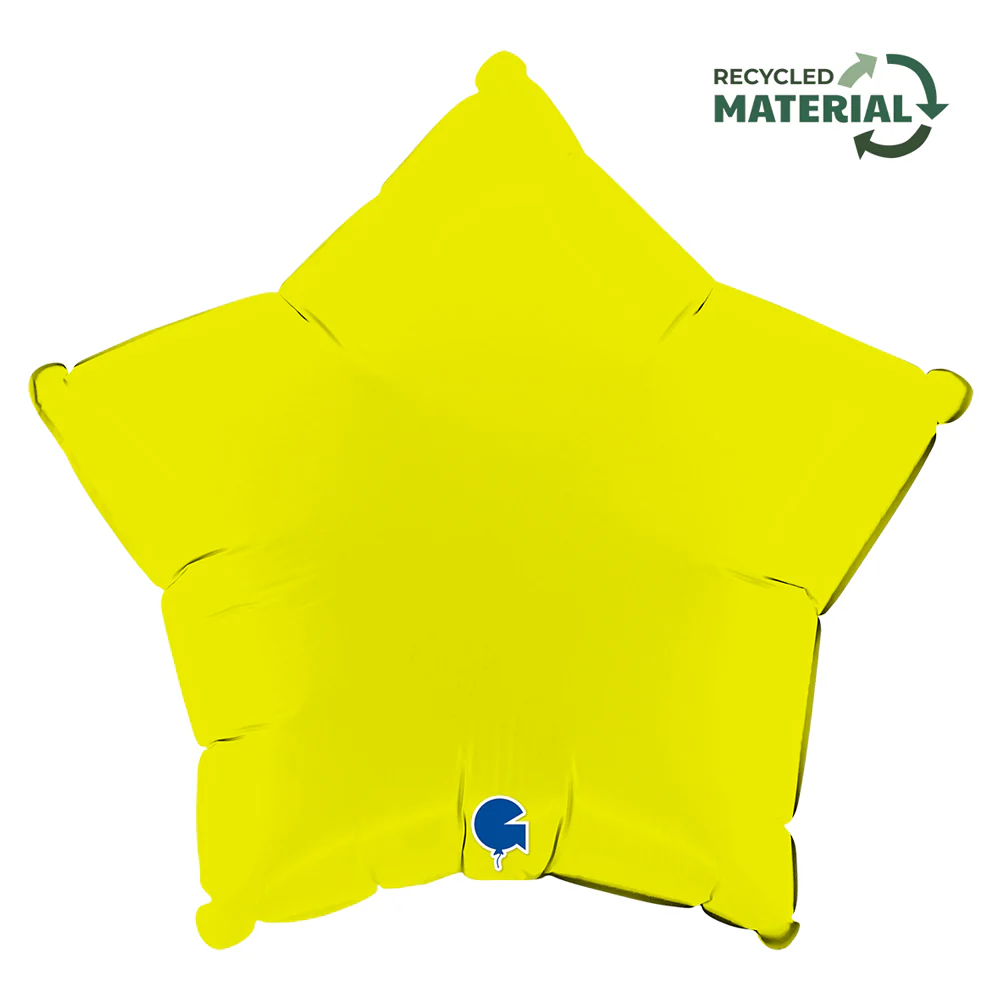 Grabo Matte Lime Green 18" Star (1) Unpackaged