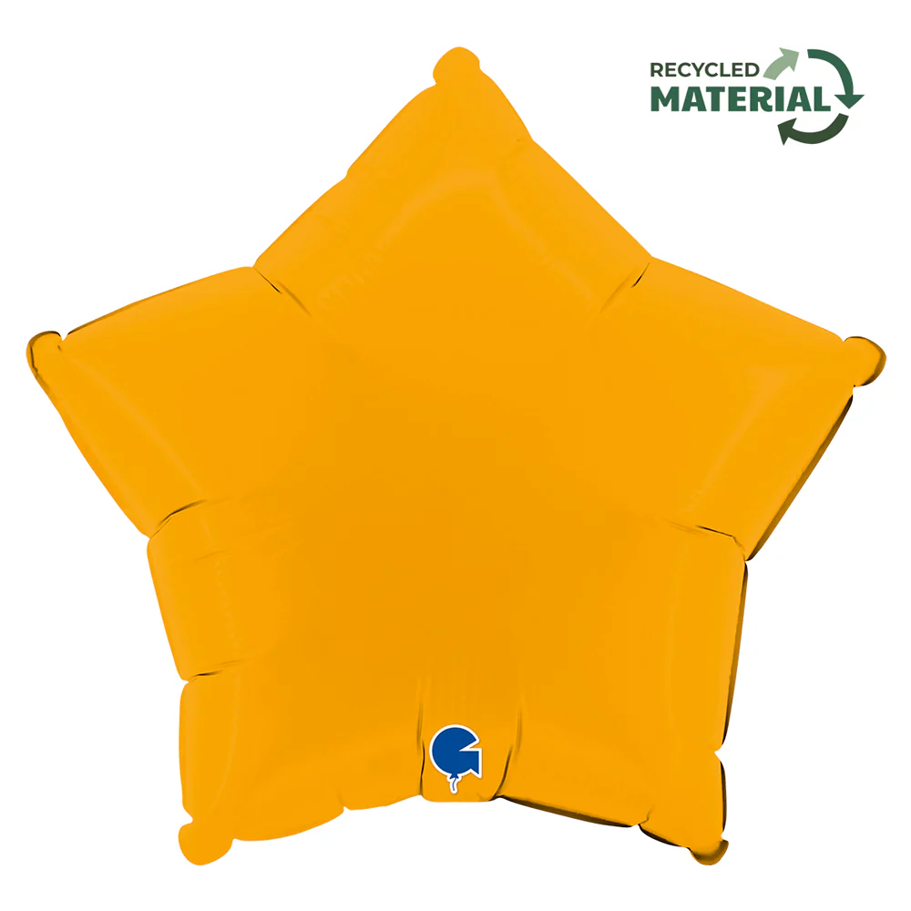 Grabo Matte Mustard 18" Star (1) Unpackaged