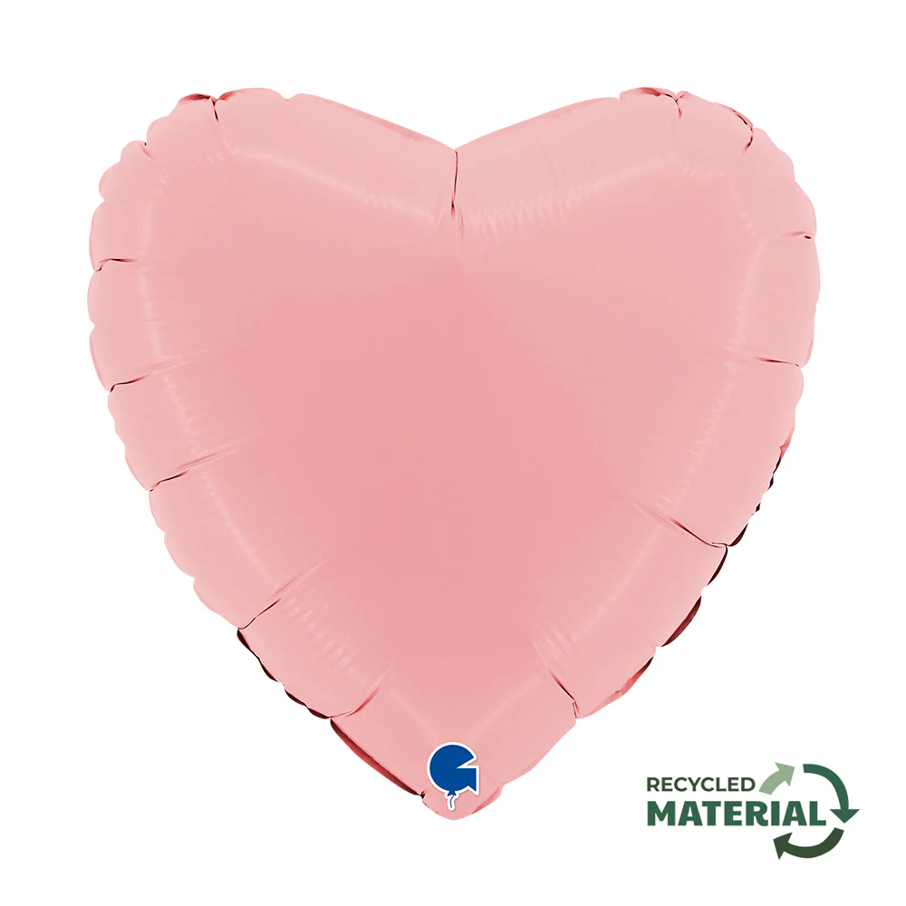 Grabo Matte Pink 18" Heart (1) Unpackaged