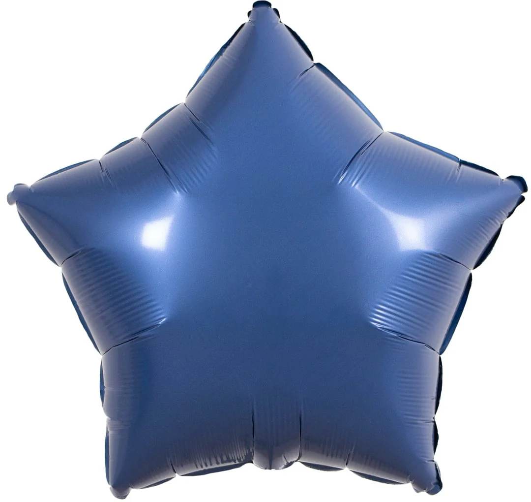 Grabo Satin Blue Navy 18" Star (1) Unpackaged