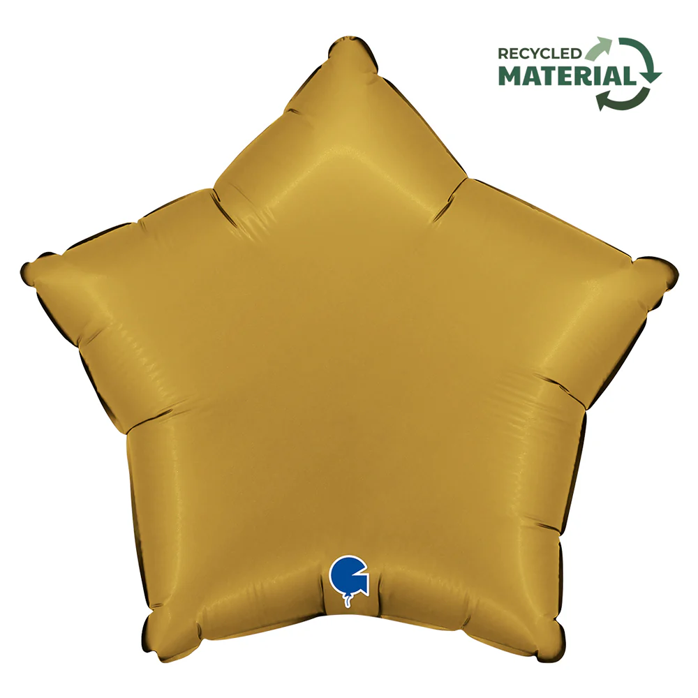 Grabo Satin Gold 18" Star (1) Unpackaged