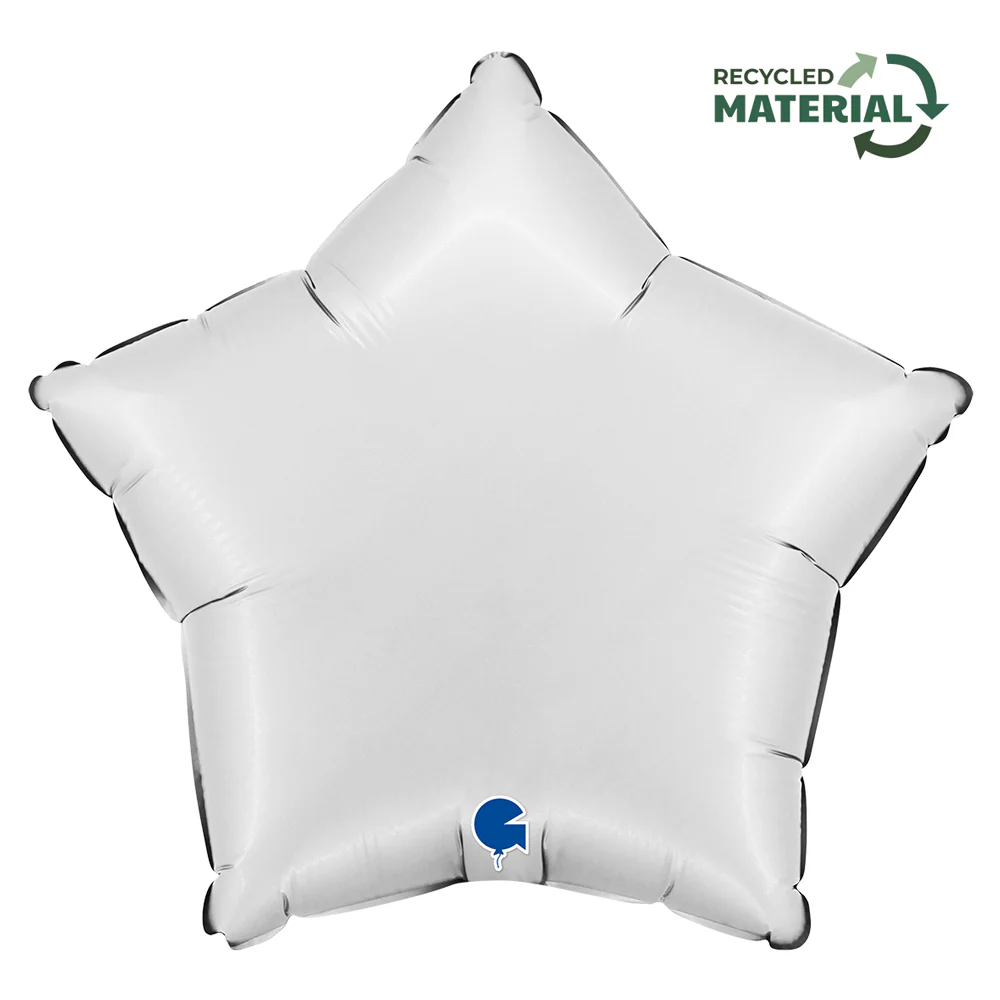 Grabo Satin White 18" Star (1) Unpackaged