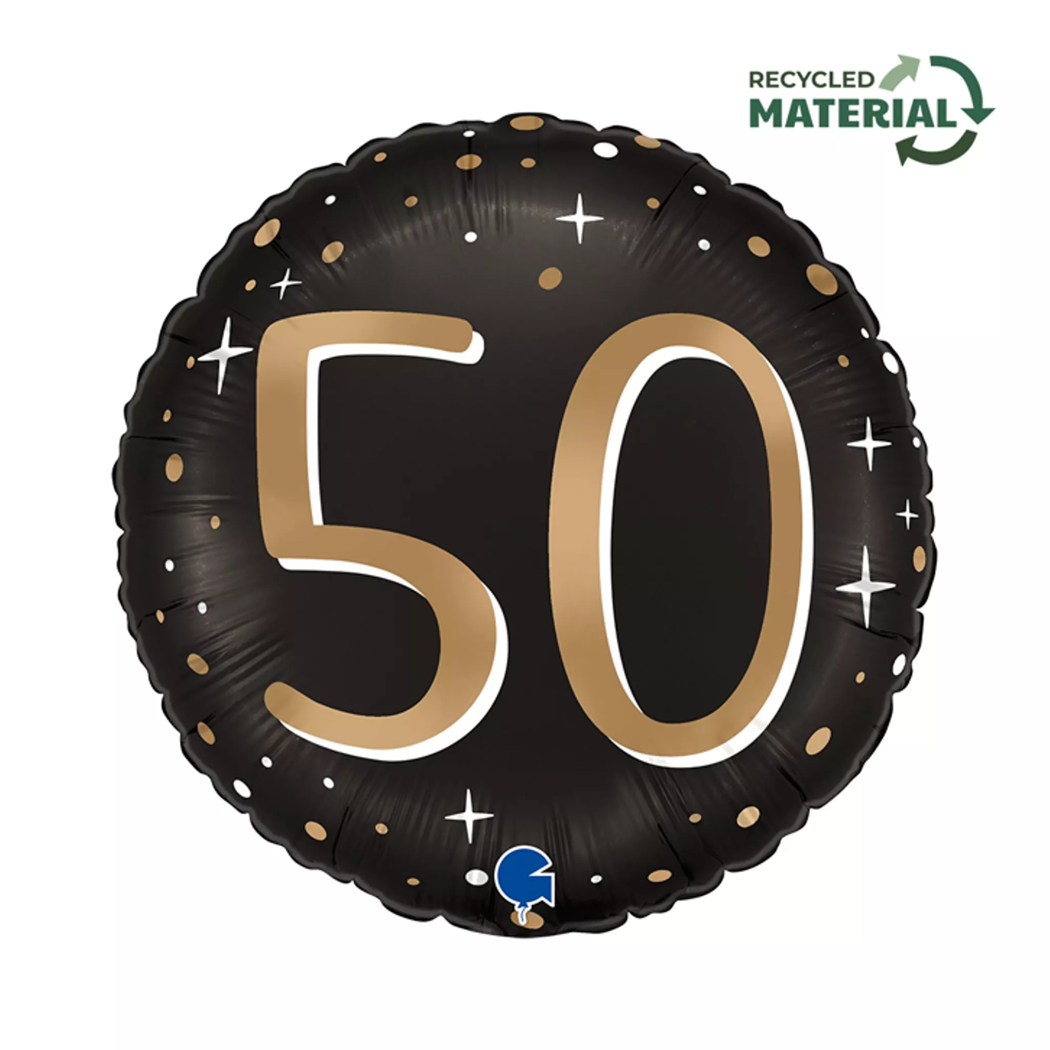Grabo Sparkling Age 50 - 18" Circle Foil Balloon (1)