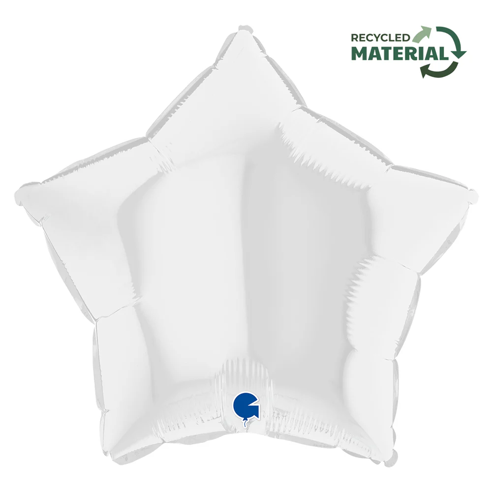 Grabo White 18" Star (1) Unpackaged