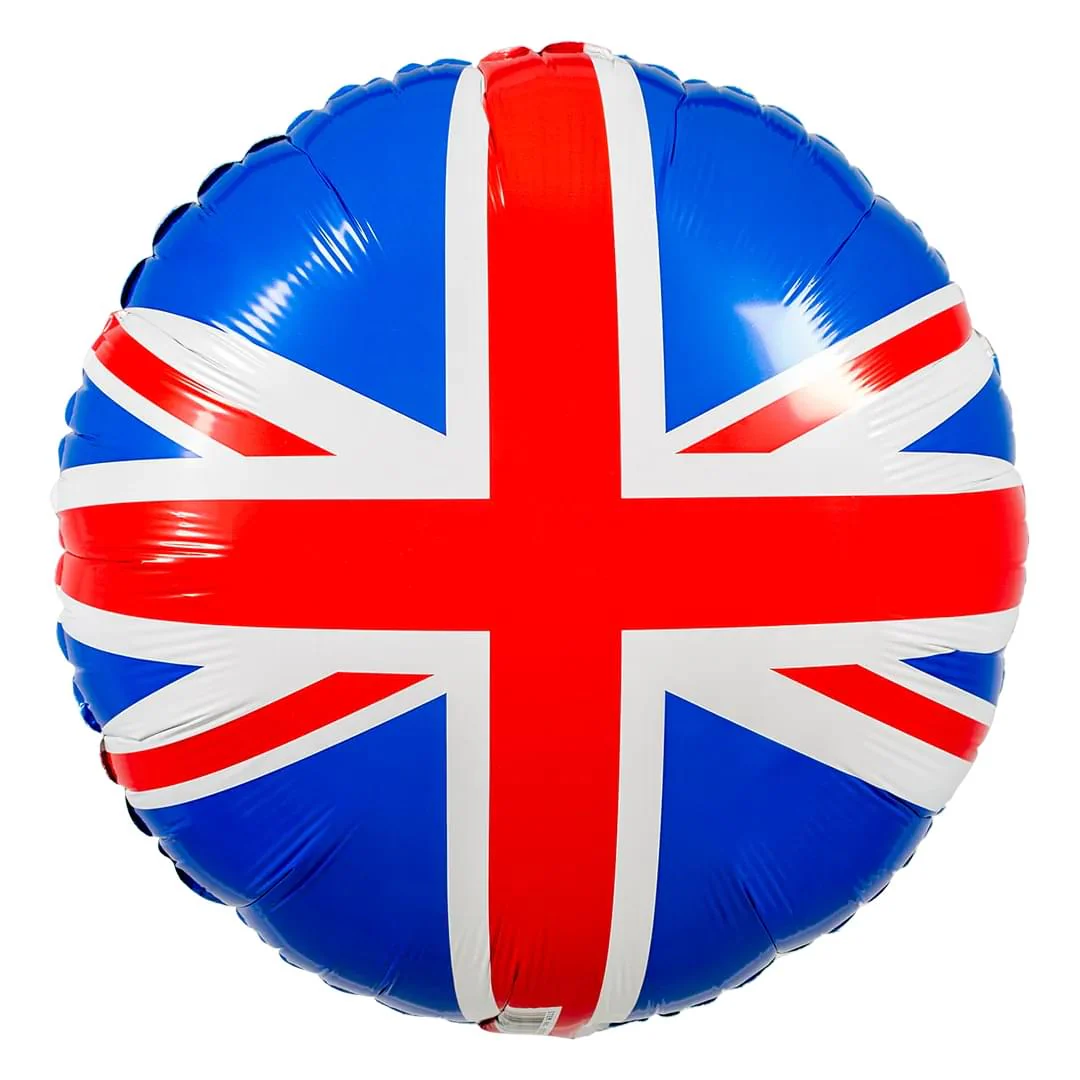 Anagram Great Britain / Union Jack Flag 18" Circle Foil Balloon (1)