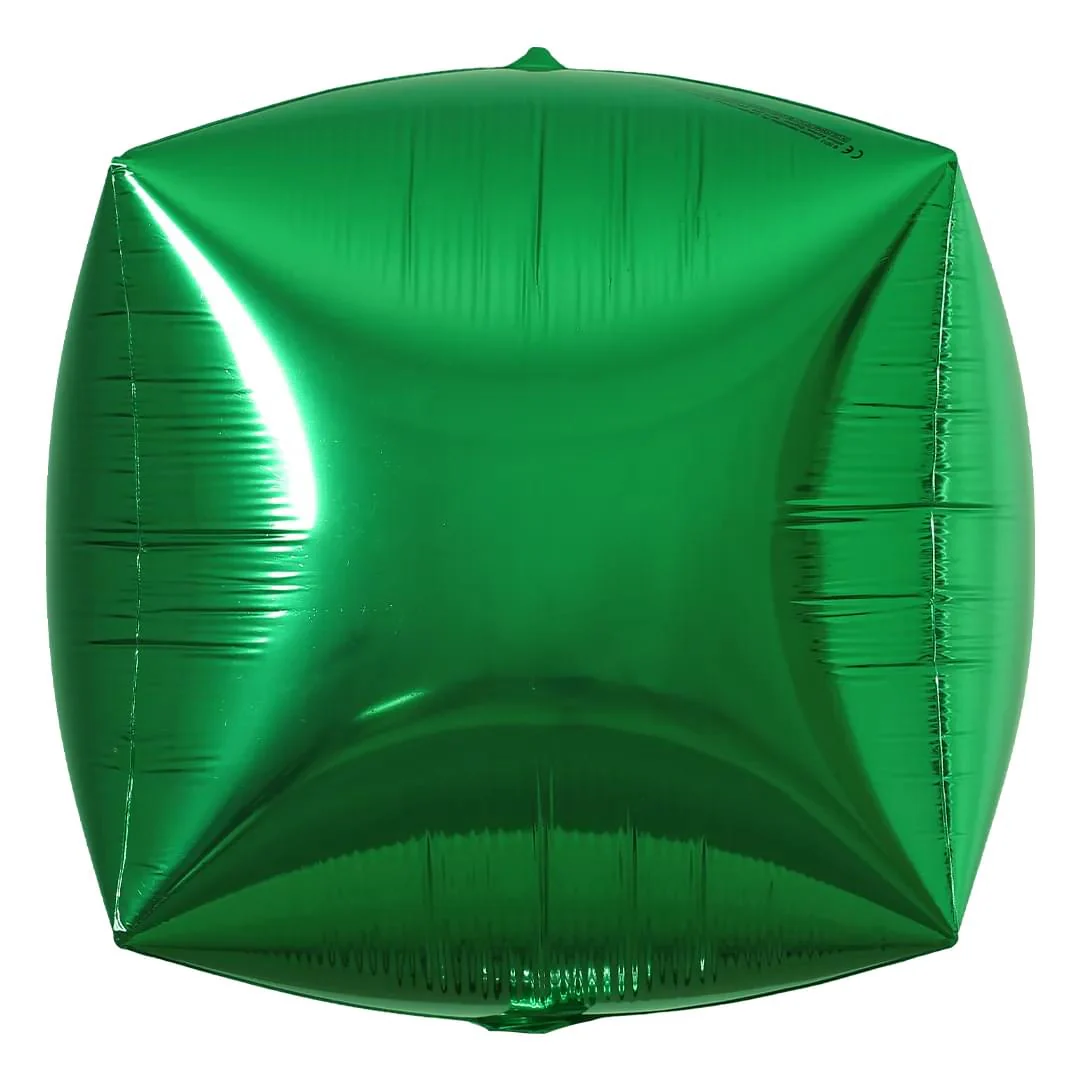 Anagram Green 15" Cubez Foil Balloon (1)