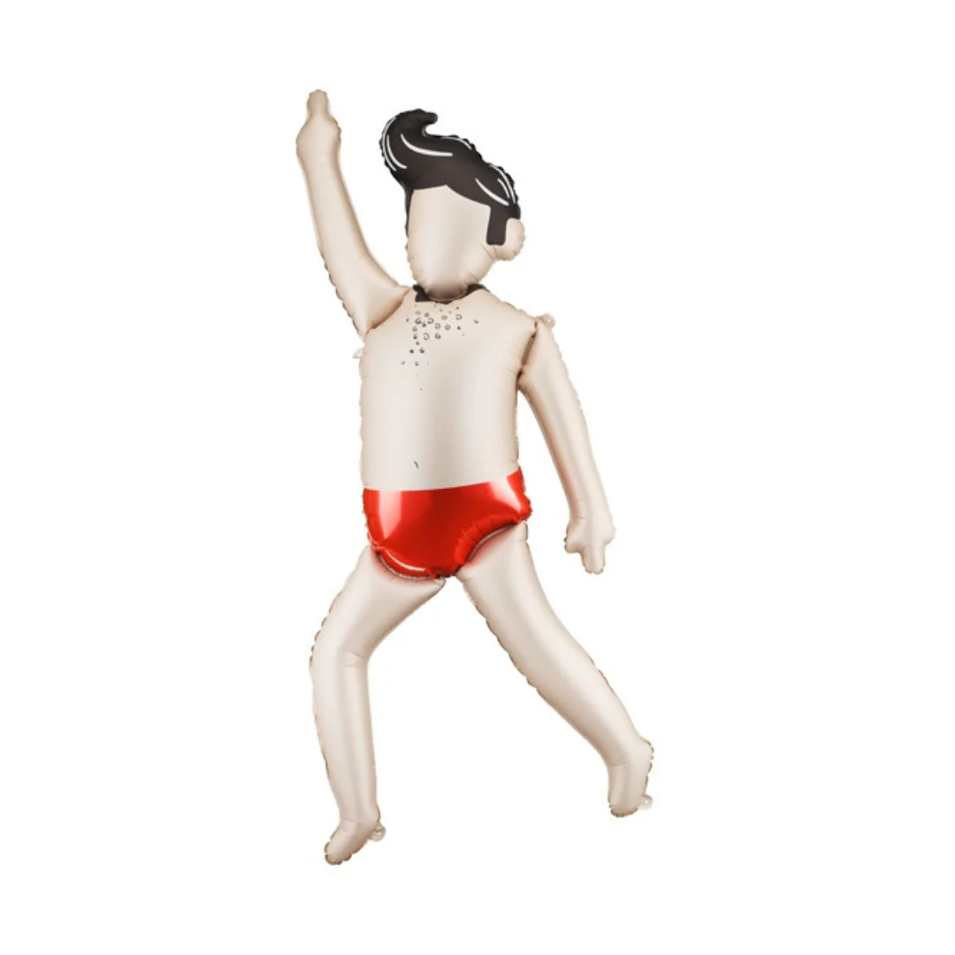 PartyDeco Guy 26" x 63" Supershape Foil Balloon (1)