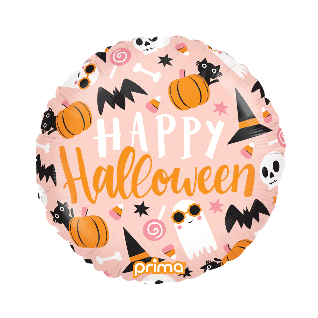 Happy Halloween Cute Icons 18" Round