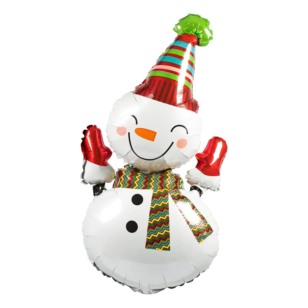 Anagram Happy Snowman 36" Supershape Foil Balloon (1)