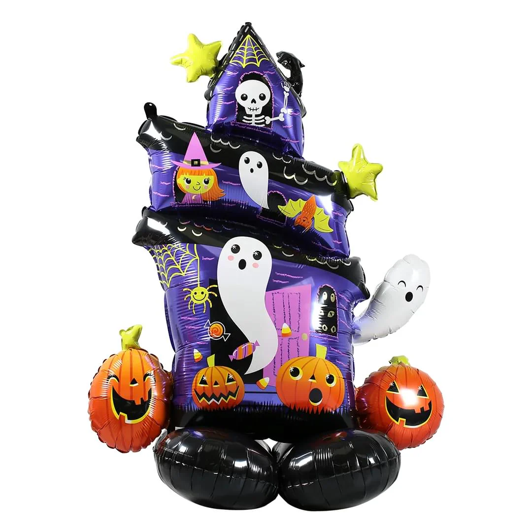 Anagram Halloween Haunted House 50"Airloonz Foil Balloon (1)
