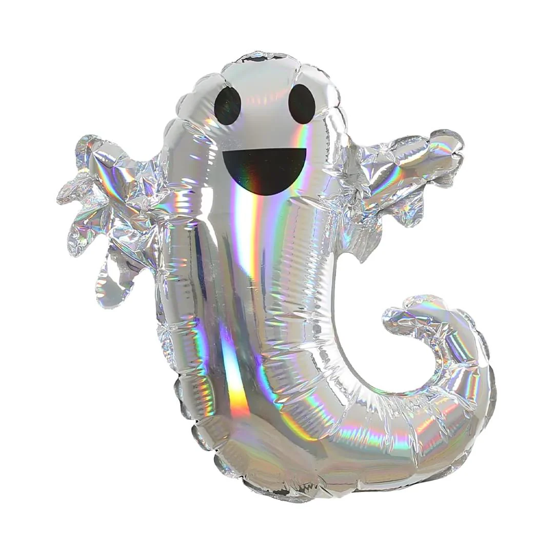 Qualatex Iridescent Ghost 14" Mini Foil Balloon (1)