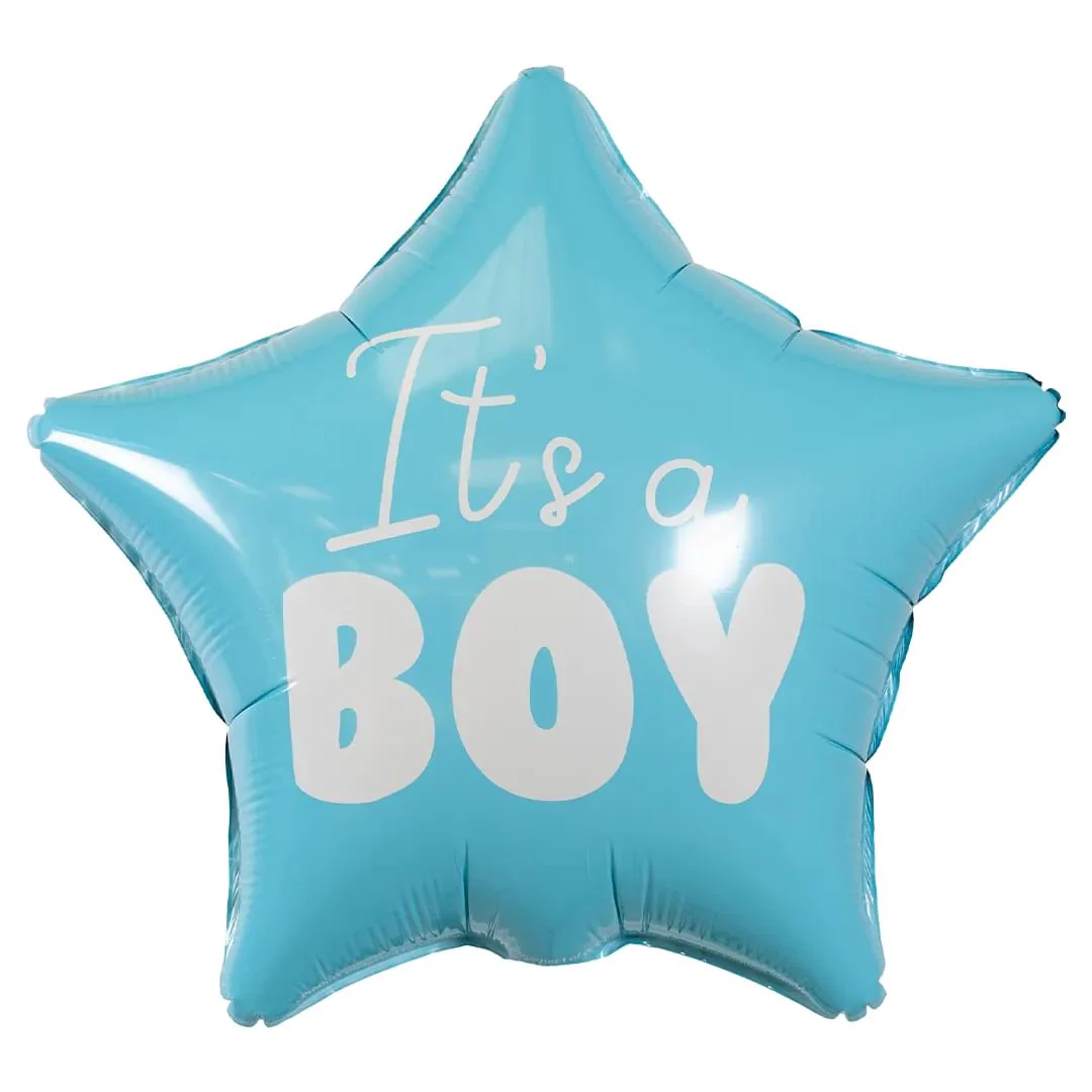 Its A Boy blue star PartyDeco 20" Star
