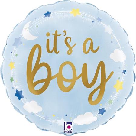 It's a Boy Stars & Clouds 9" Mini