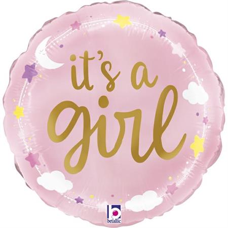 It's a Girl Stars & Clouds 9" Mini