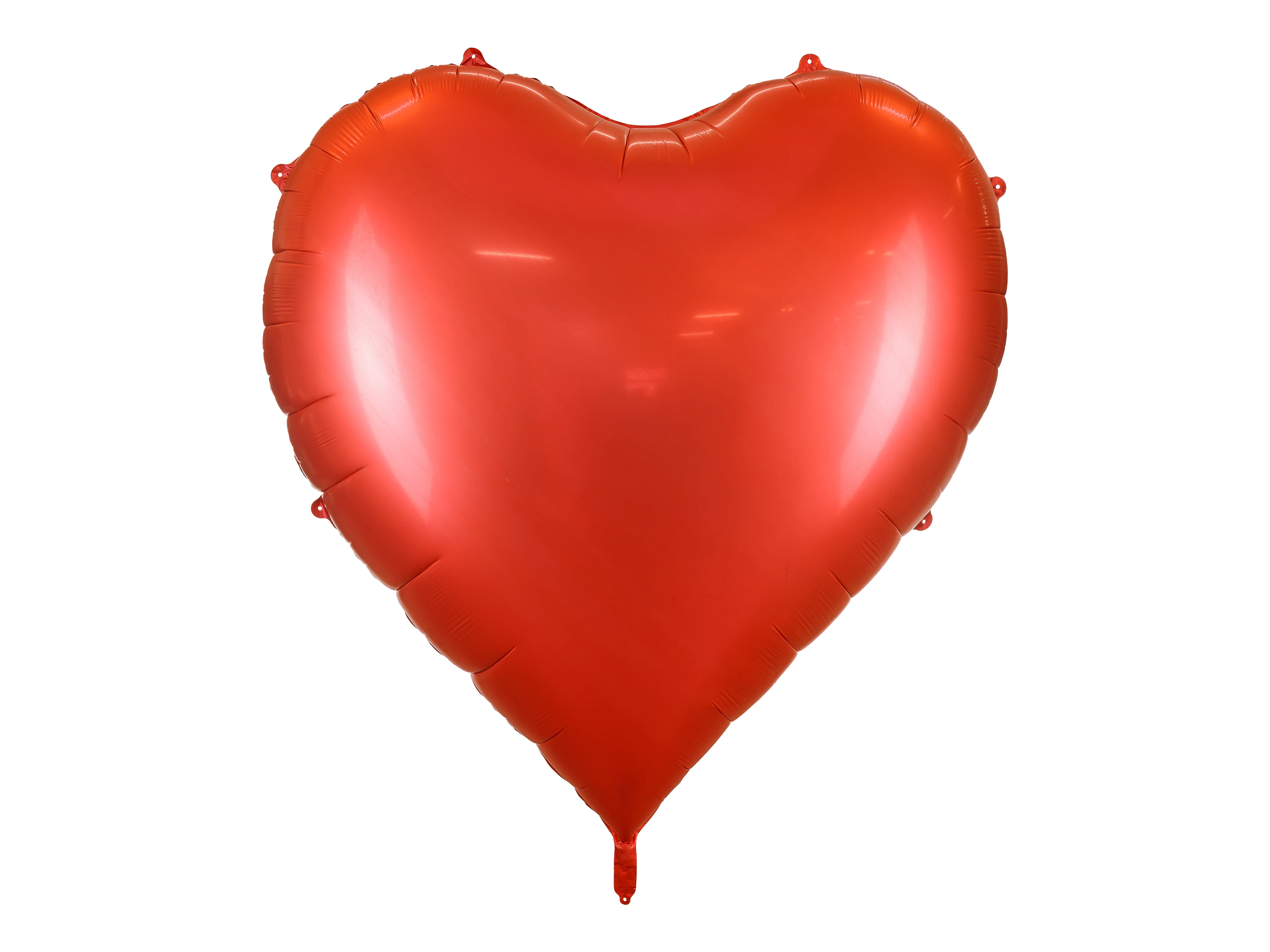 PartyDeco Jumbo 136cm x 129cm Red Heart (4.5ft) Foil Balloon (1)