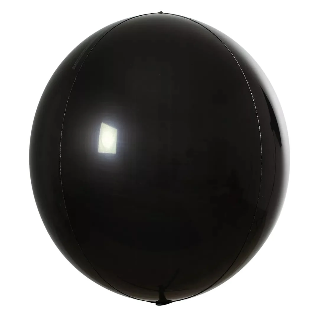 Anagram Jumbo Black 21" Orbz Foil Balloon (1)