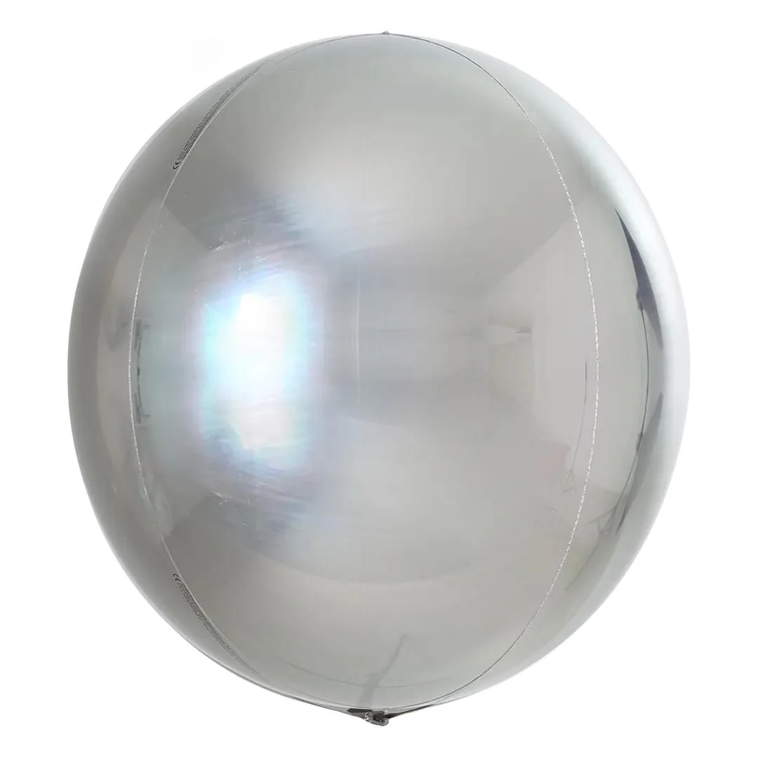 Anagram Jumbo Silver 21" Orbz Foil Balloon (1)