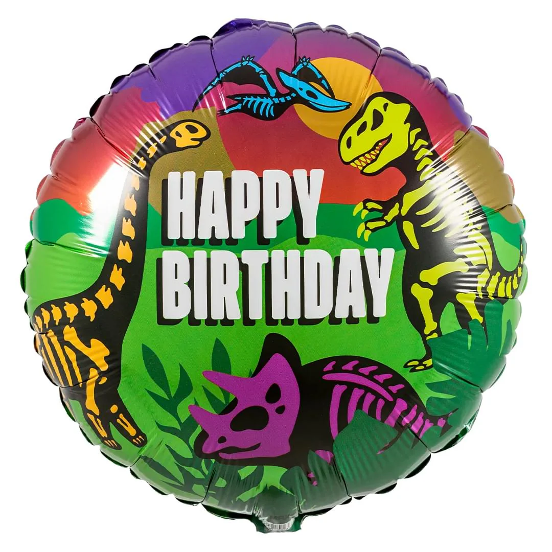 Jurassic Birthday 18" Circle