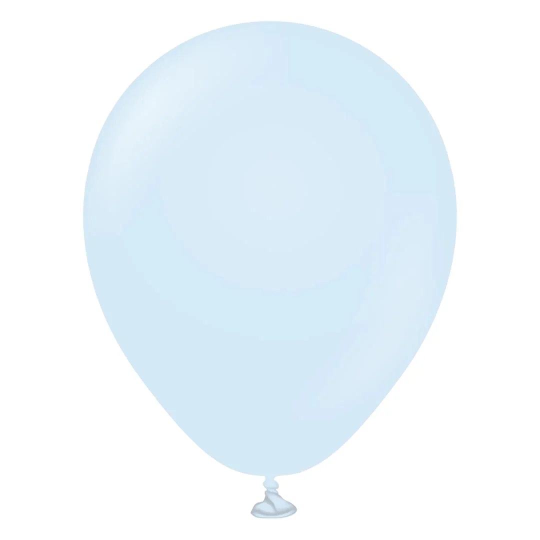 Kalisan Macaron Baby Blue Latex Balloon - Various Sizes