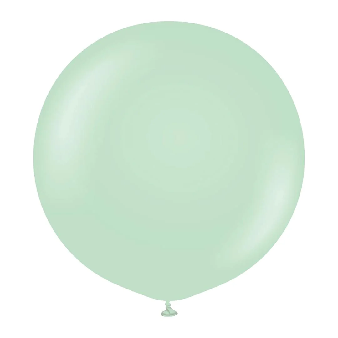 Kalisan Macaron Green Latex Balloon - Various Sizes - Image 2