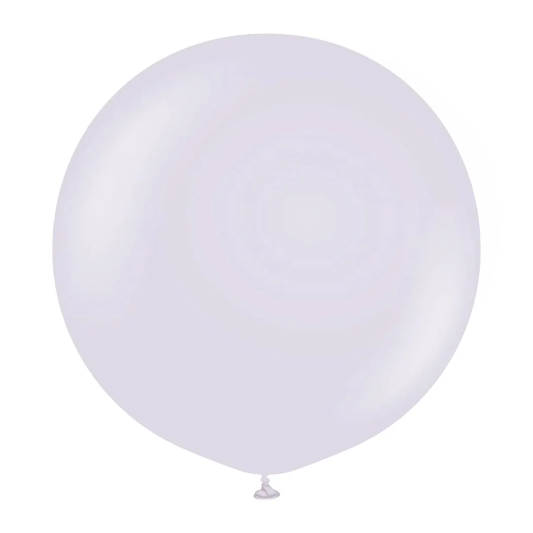 Kalisan Macaron Lilac Latex Balloon - Various Sizes - Image 2