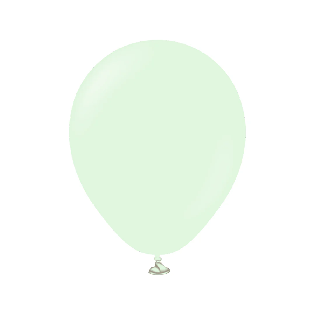 Kalisan Macaron Pale Green Latex Balloon - Various Sizes - Image 3