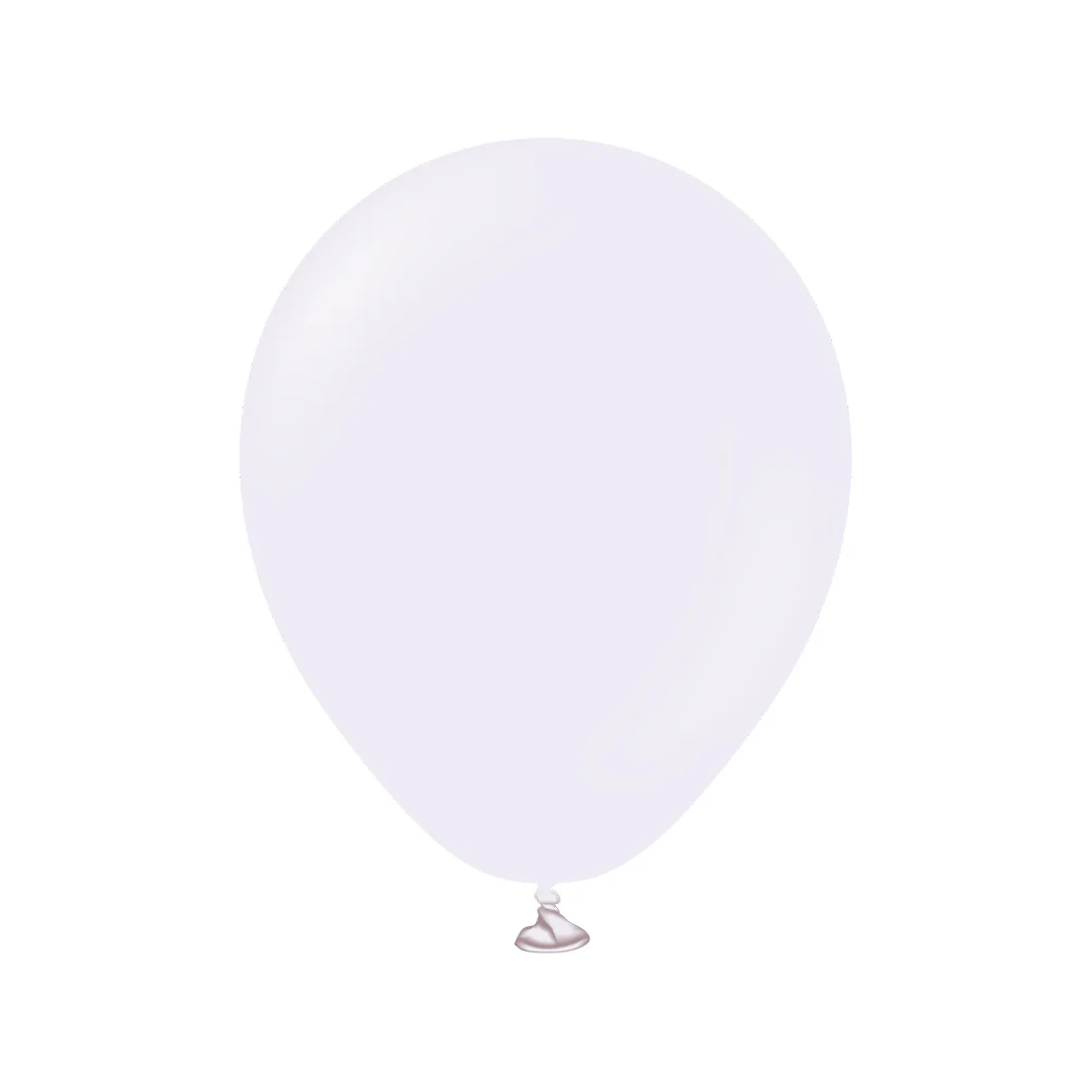 Kalisan Macaron Pale Lilac Latex Balloon - Various Sizes - Image 3