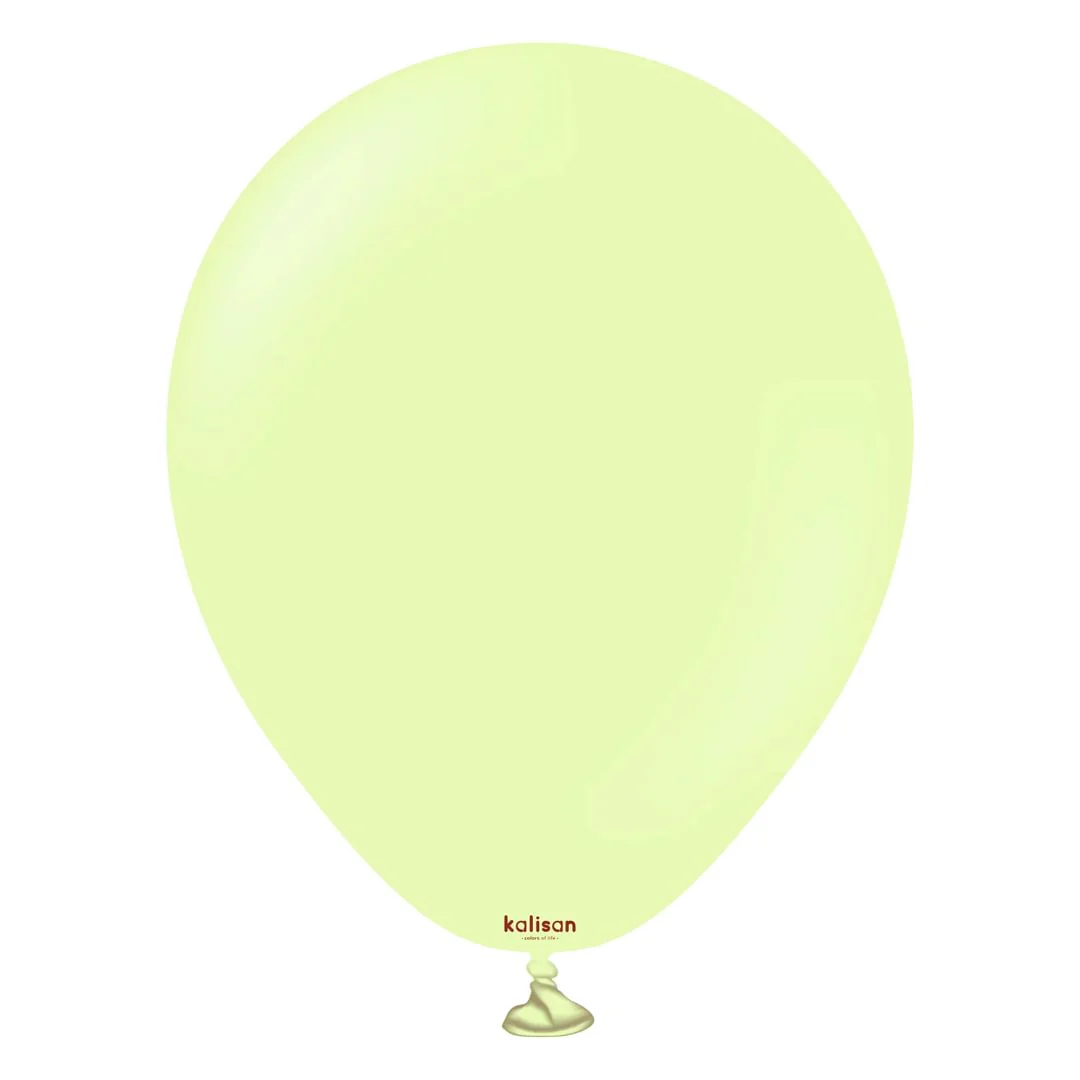 Kalisan Macaron Pistachio Latex Balloon - Various Sizes