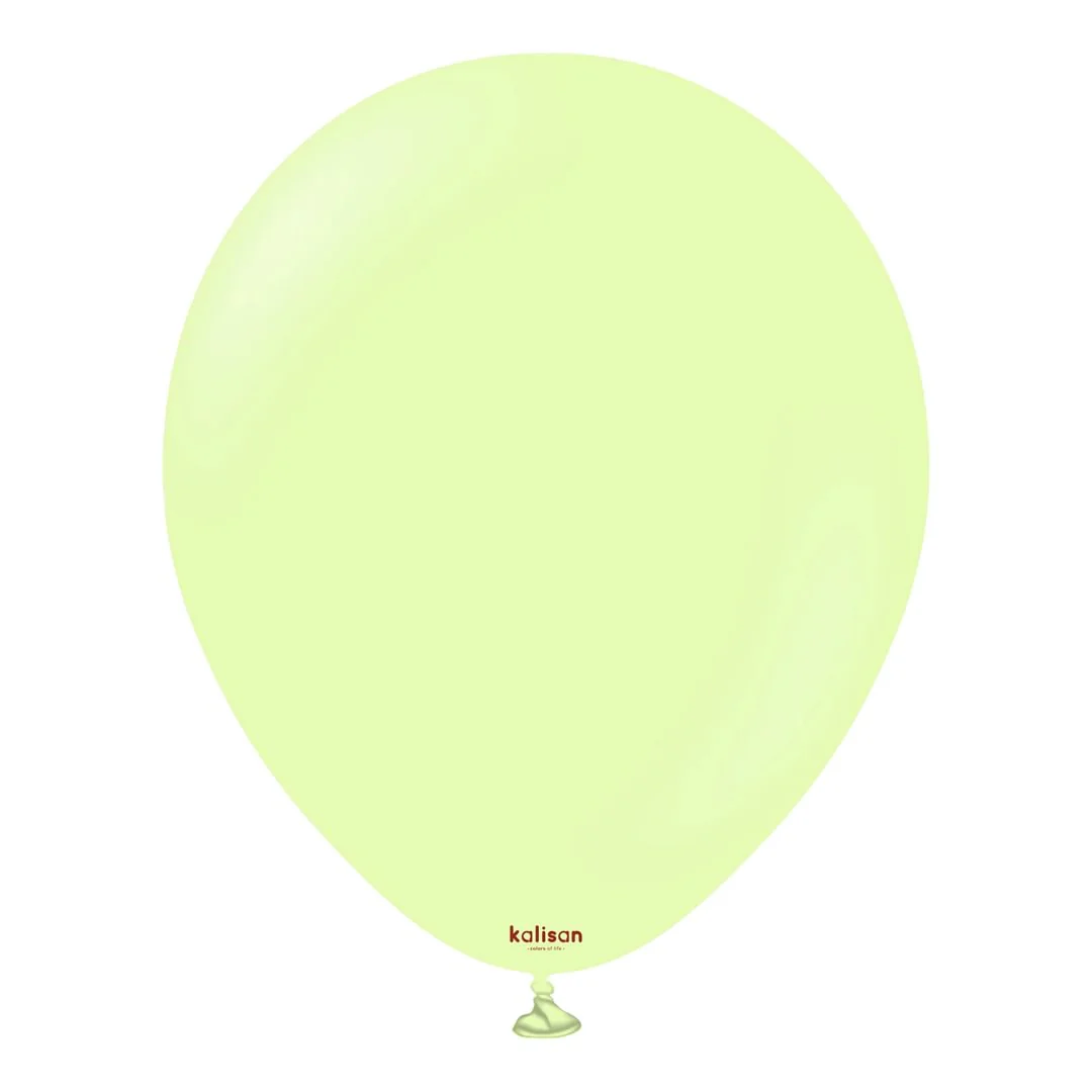 Kalisan Macaron Pistachio Latex Balloon - Various Sizes - Image 2