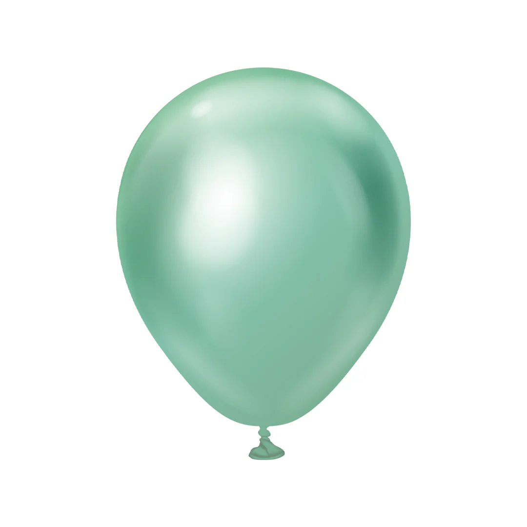 Kalisan Mirror Green Latex Balloon - Various Sizes - Image 3