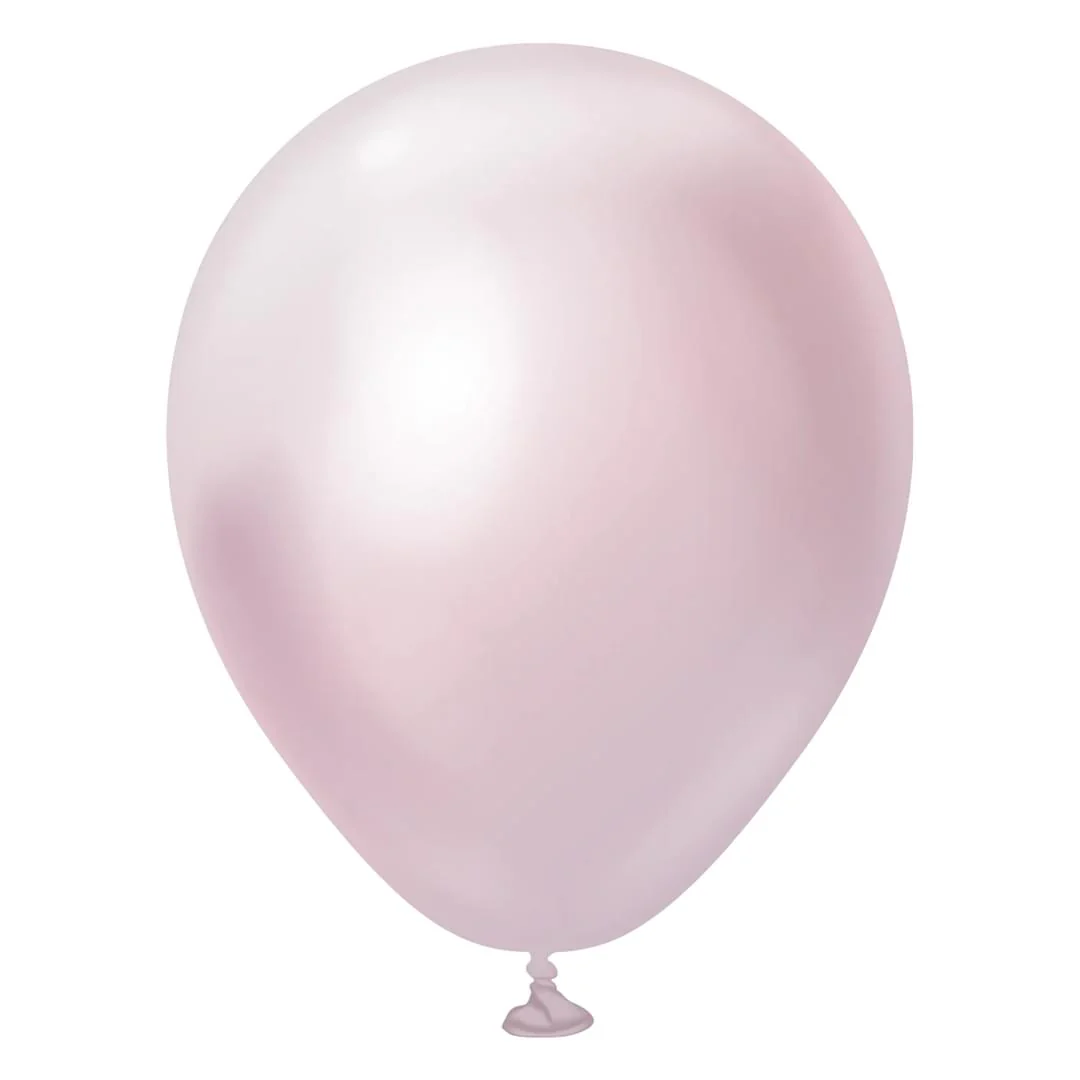 Kalisan Mirror Pink Gold Latex Balloon - Various Sizes