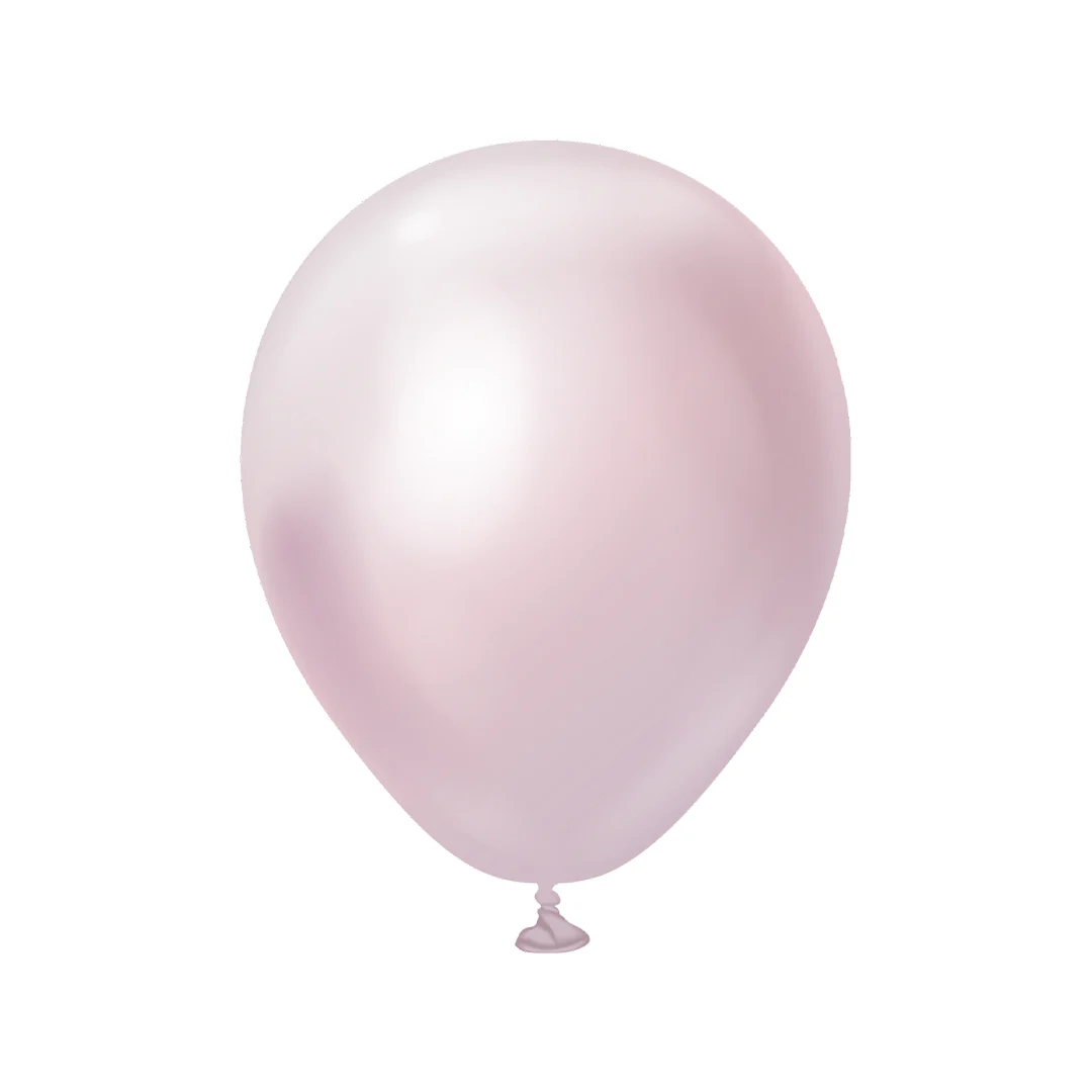 Kalisan Mirror Pink Gold Latex Balloon - Various Sizes - Image 3