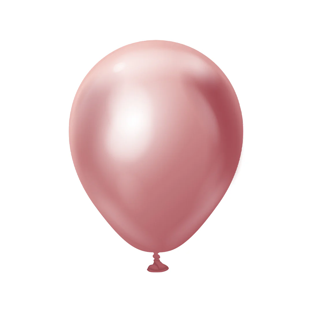 Kalisan Mirror Pink Latex Balloon - Various Sizes - Image 3
