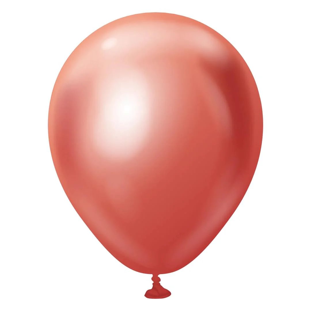 Kalisan Mirror Red Latex Balloon - Various Sizes