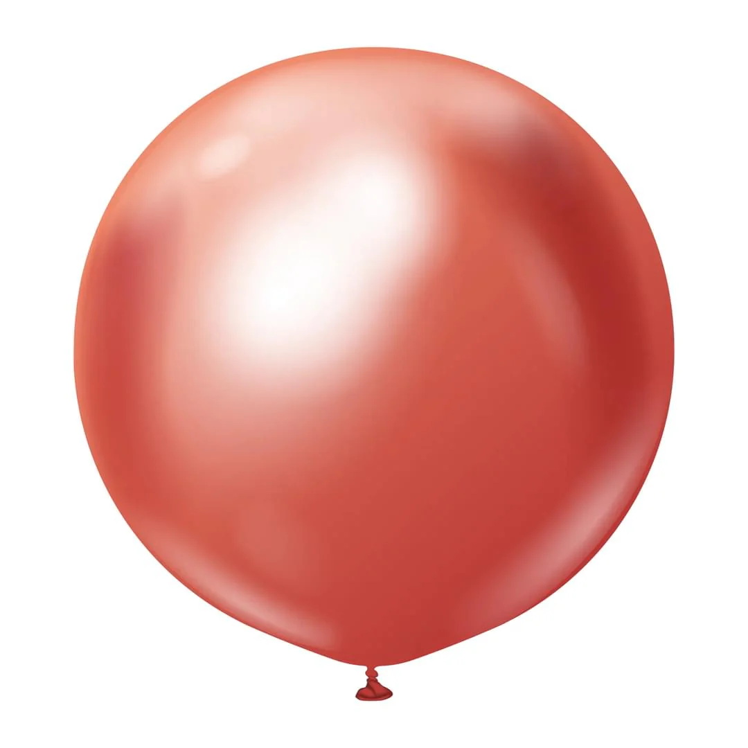 Kalisan Mirror Red Latex Balloon - Various Sizes - Image 2