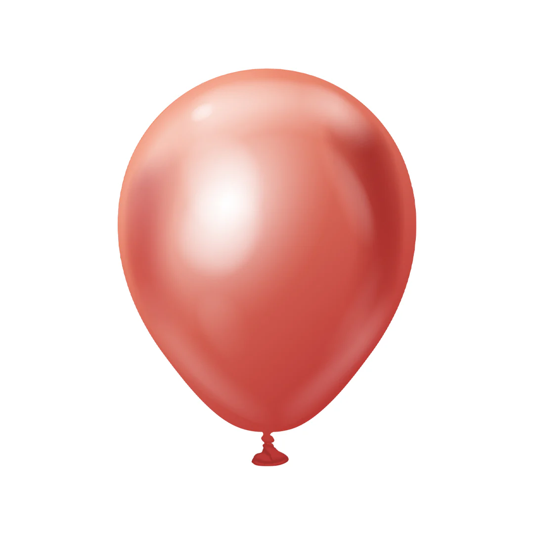 Kalisan Mirror Red Latex Balloon - Various Sizes - Image 3