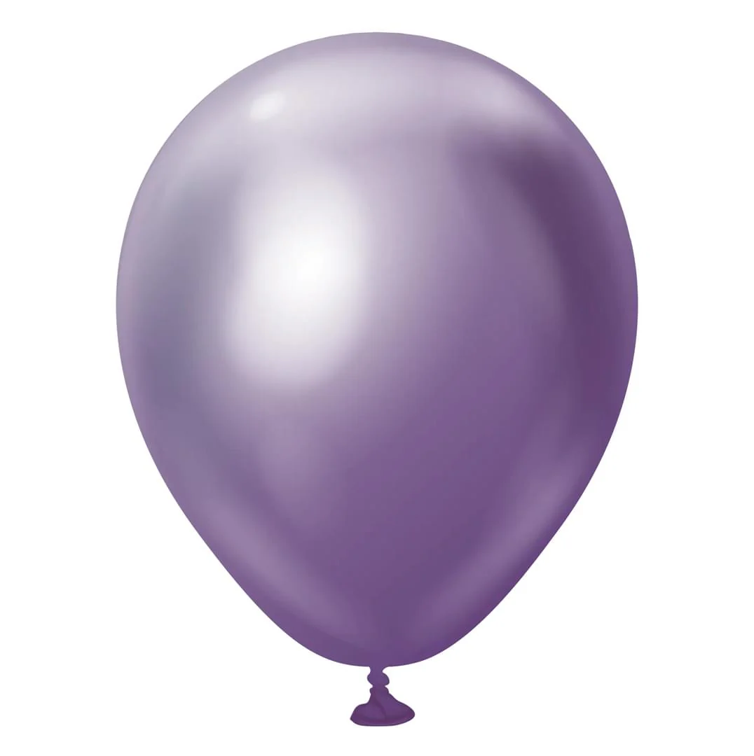 Kalisan Mirror Violet Latex Balloon - Various Sizes