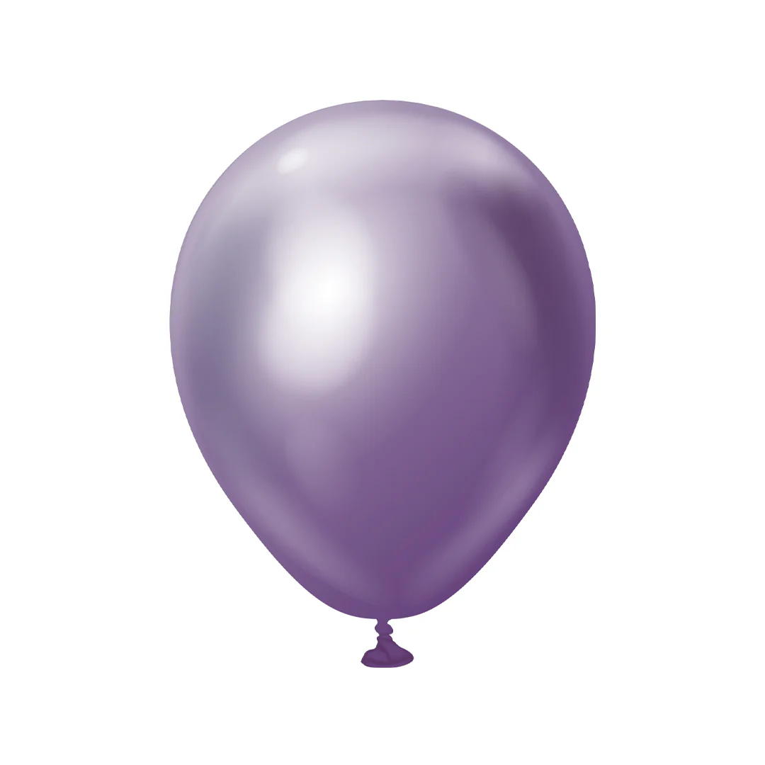 Kalisan Mirror Violet Latex Balloon - Various Sizes - Image 3