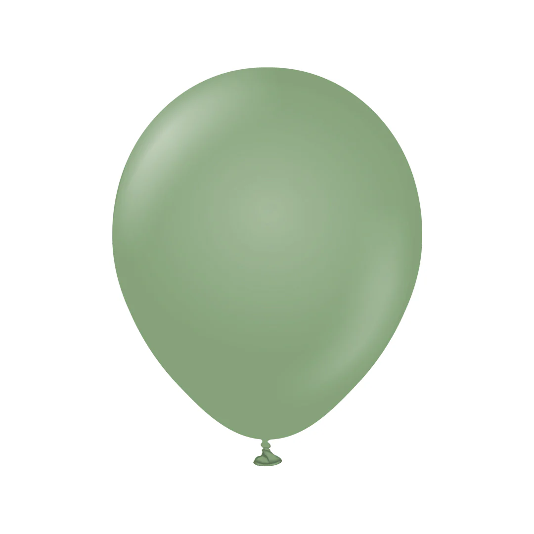 Kalisan Retro Eucalyptus Latex Balloon - Various Sizes - Image 3