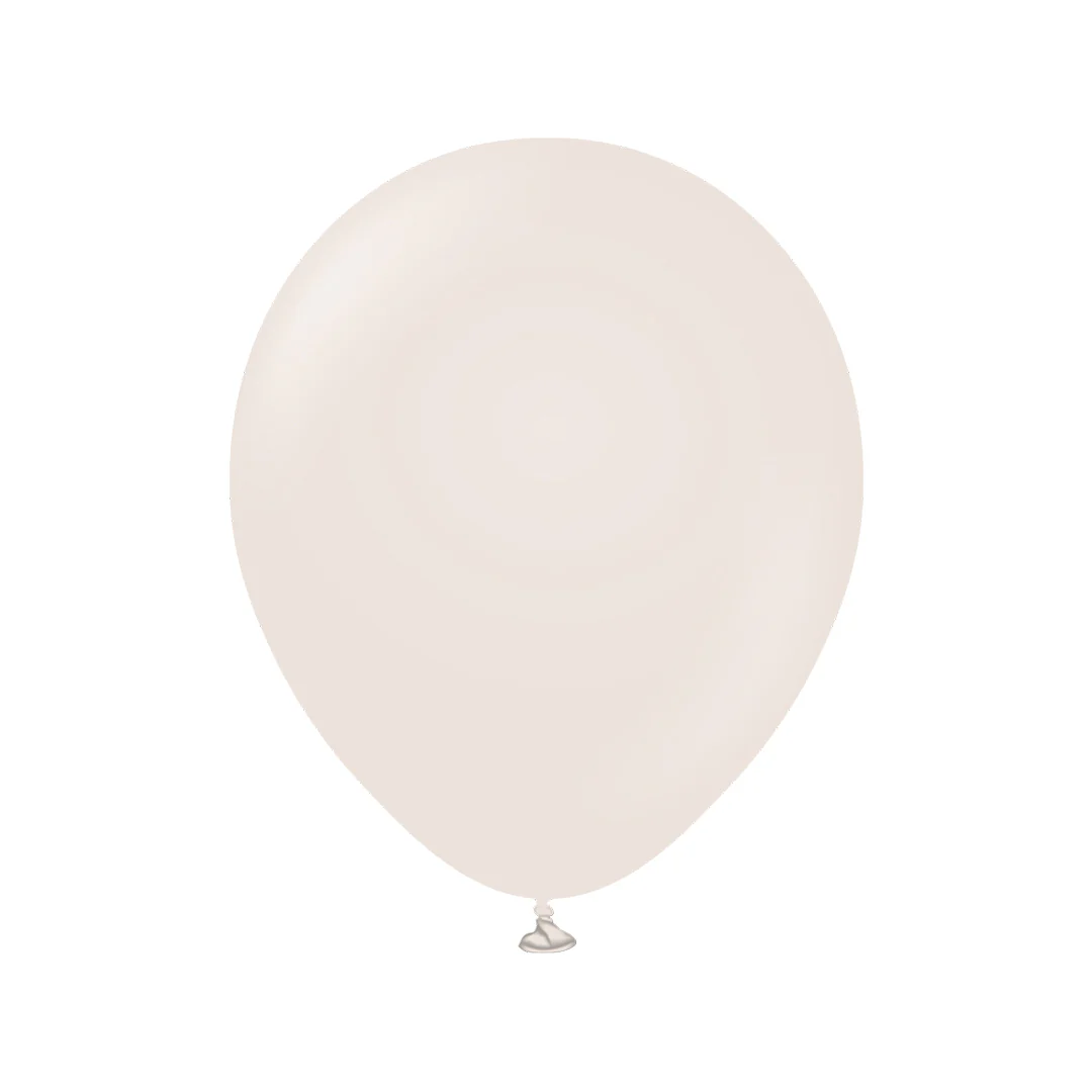 Kalisan Retro White Sand Latex Balloon - Various Sizes - Image 3