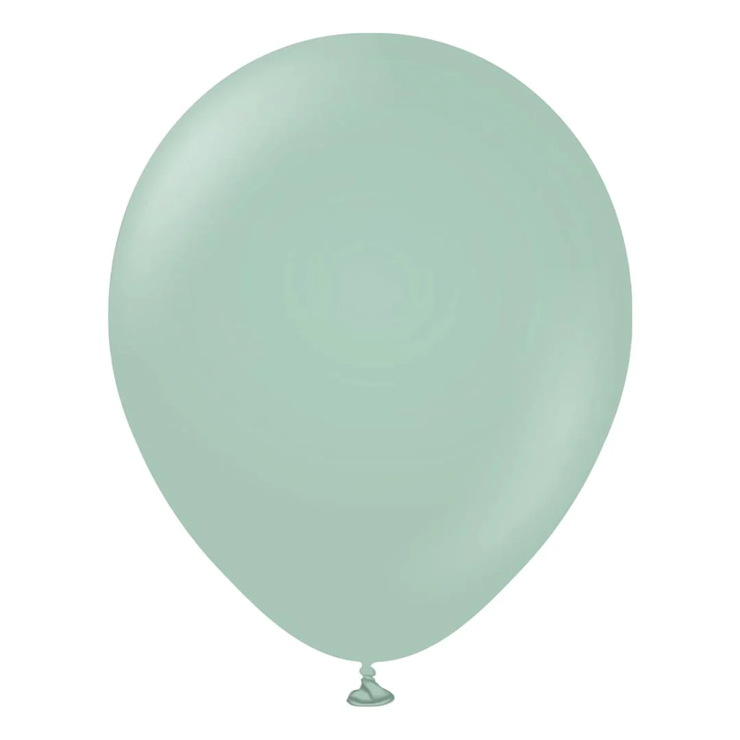 Kalisan Retro Winter Green Latex Balloon - Various Sizes