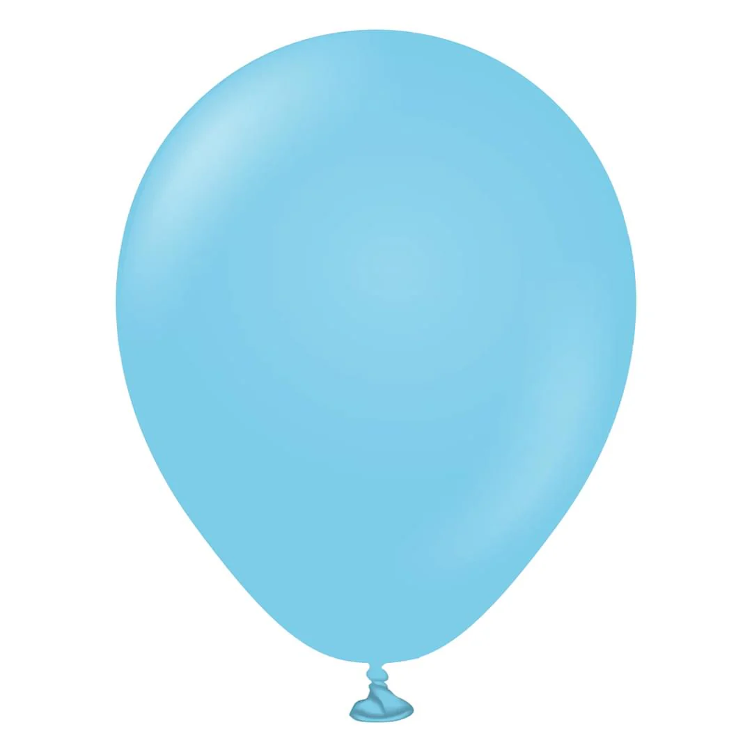Kalisan Standard Baby Blue Latex Balloon - Various Sizes