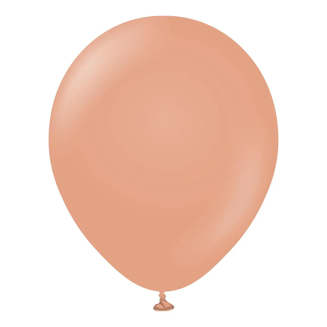 Kalisan Standard Clay Pink Latex Balloon - Various Sizes