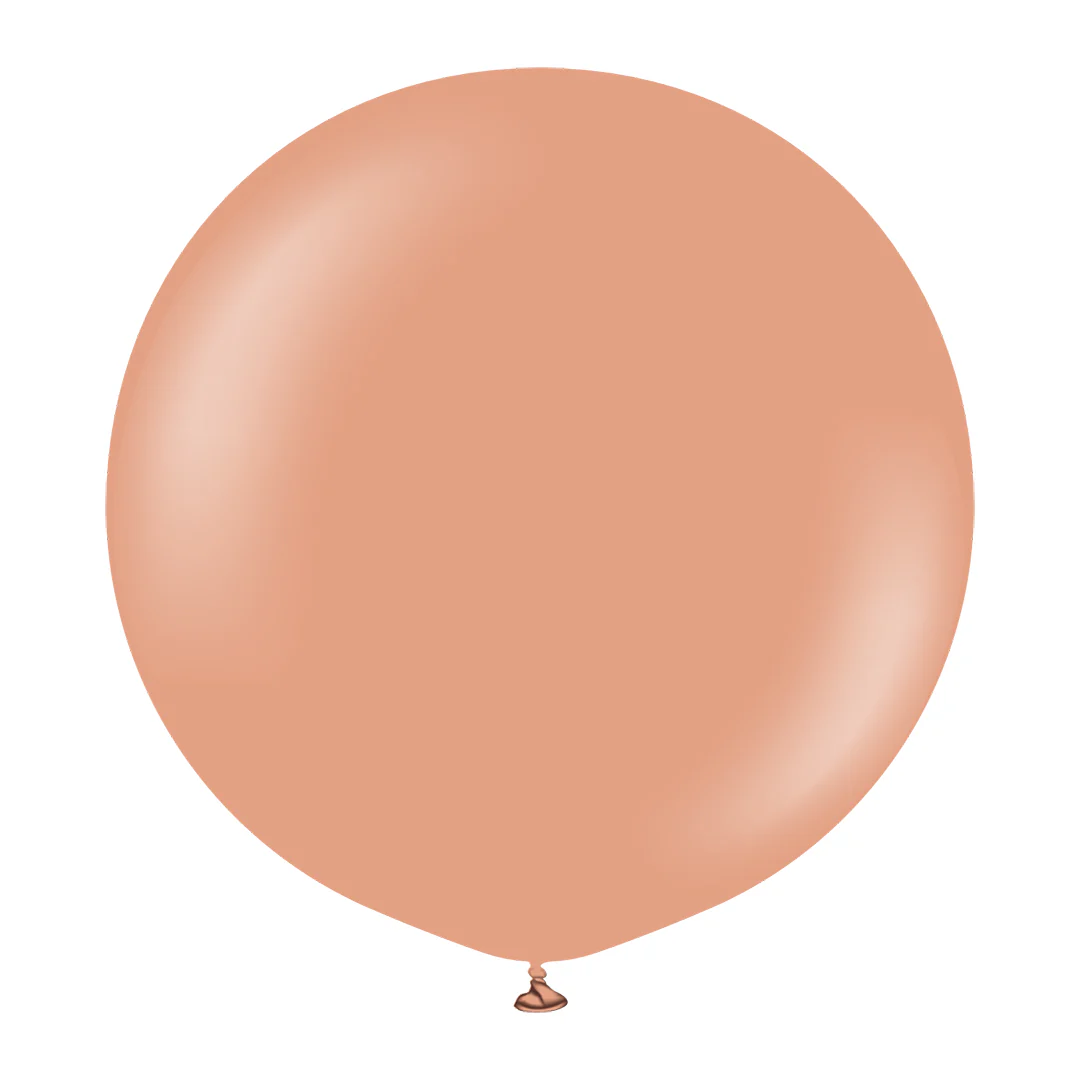 Kalisan Standard Clay Pink Latex Balloon - Various Sizes - Image 2
