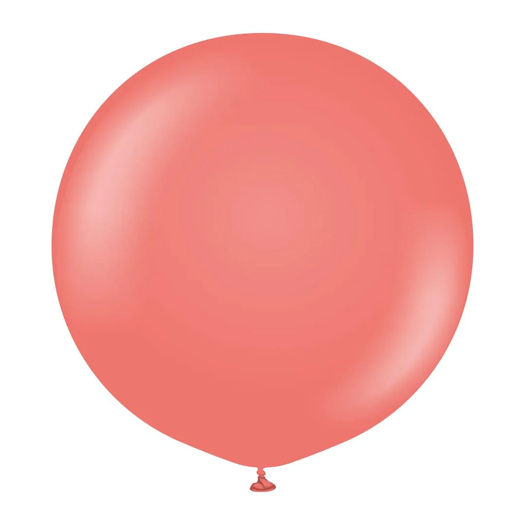 Kalisan Standard Coral Latex Balloon - Various Sizes - Image 2