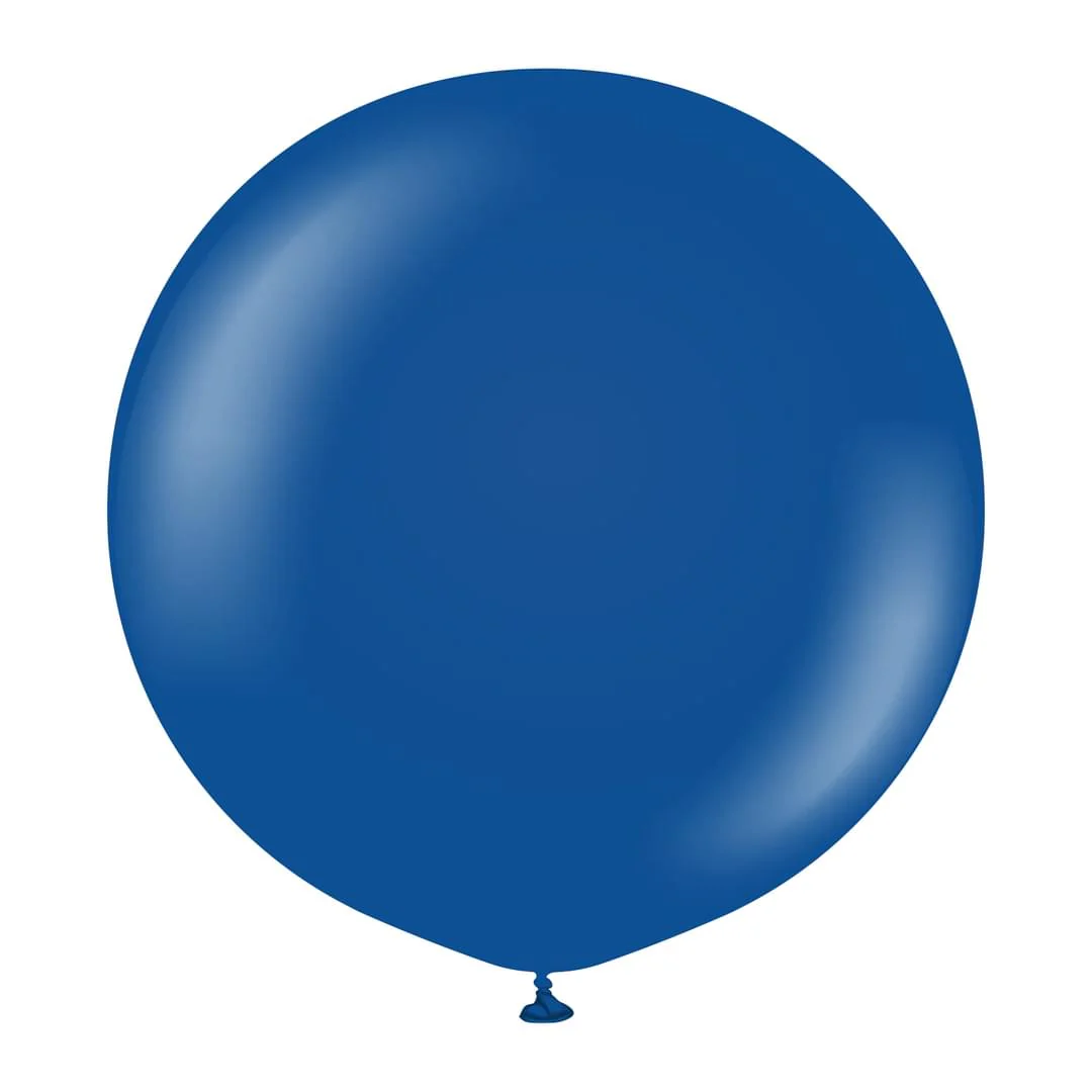 Kalisan Standard Dark Blue Latex Balloon - Various Sizes - Image 2